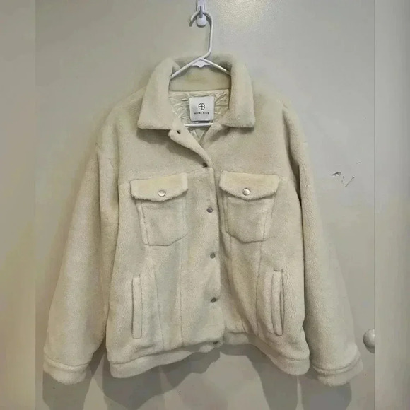 Anine Bing Rory Jacket in Cream New With Tag - Picture 3 of 9